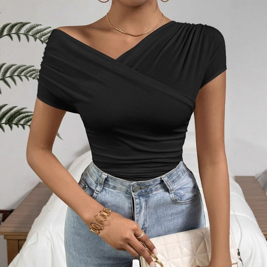 Rolled top for women with elegant cut Lune London