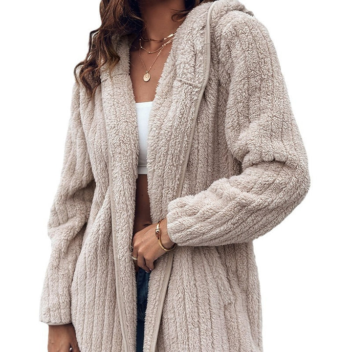 Ladies Comfortable Fleece Jacket with Structured Details Amarae