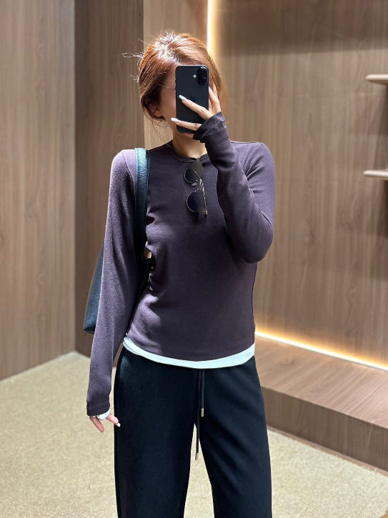 Chemise décontractée à manches longues pour femmes Chic & Stil