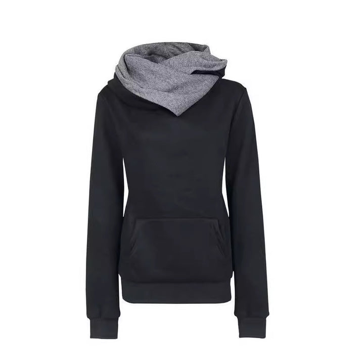 Women's hoodie with asymmetrical cut Lune London