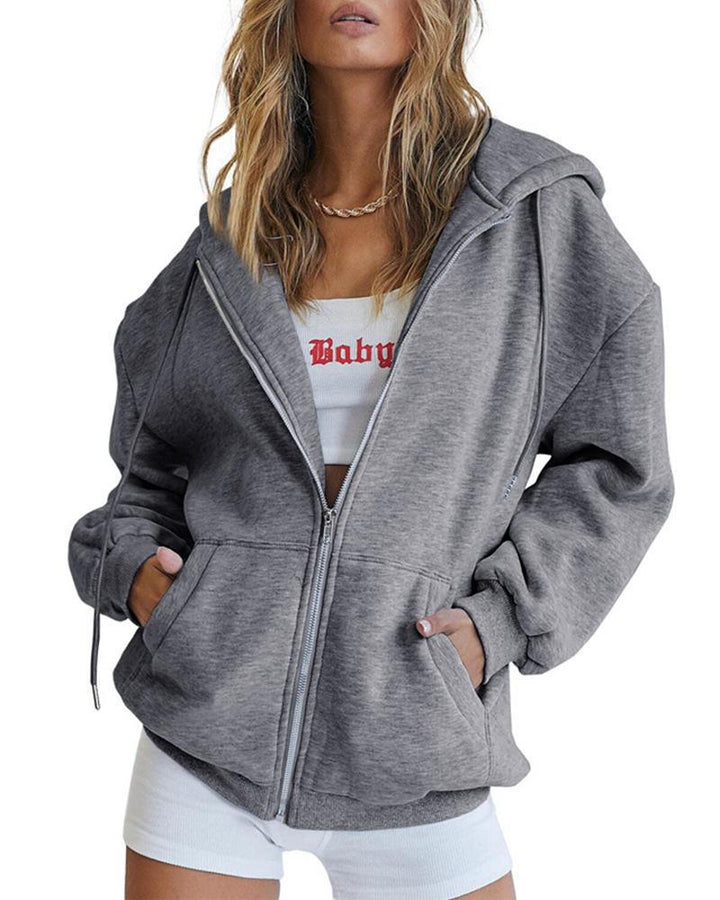 Women Oversized Hoodie Jacket Chic & Stil