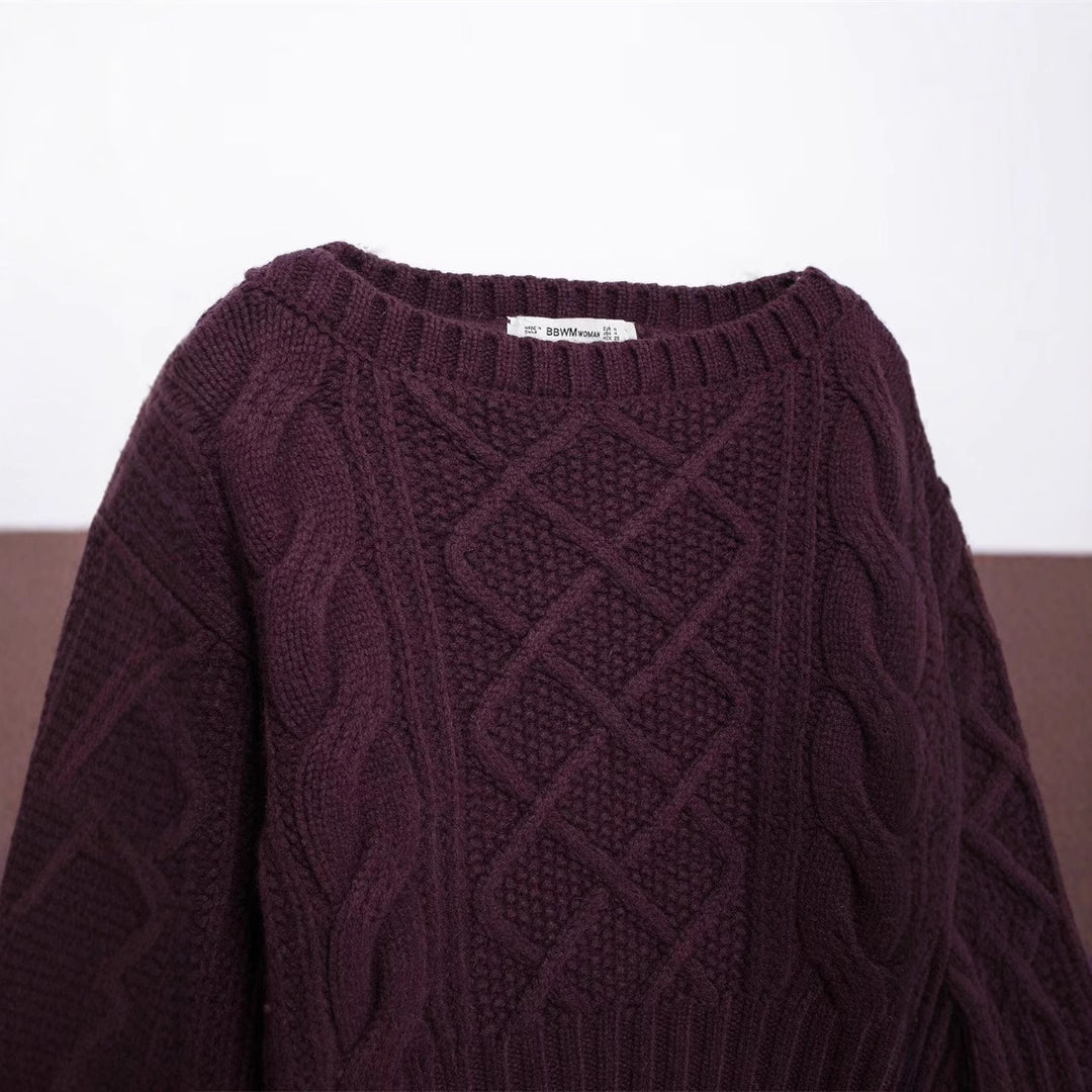 Ladies thick knit sweater Lune London
