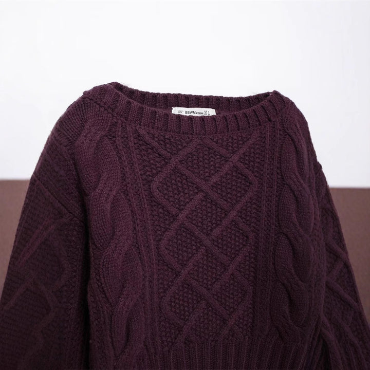 Ladies thick knit sweater Lune London
