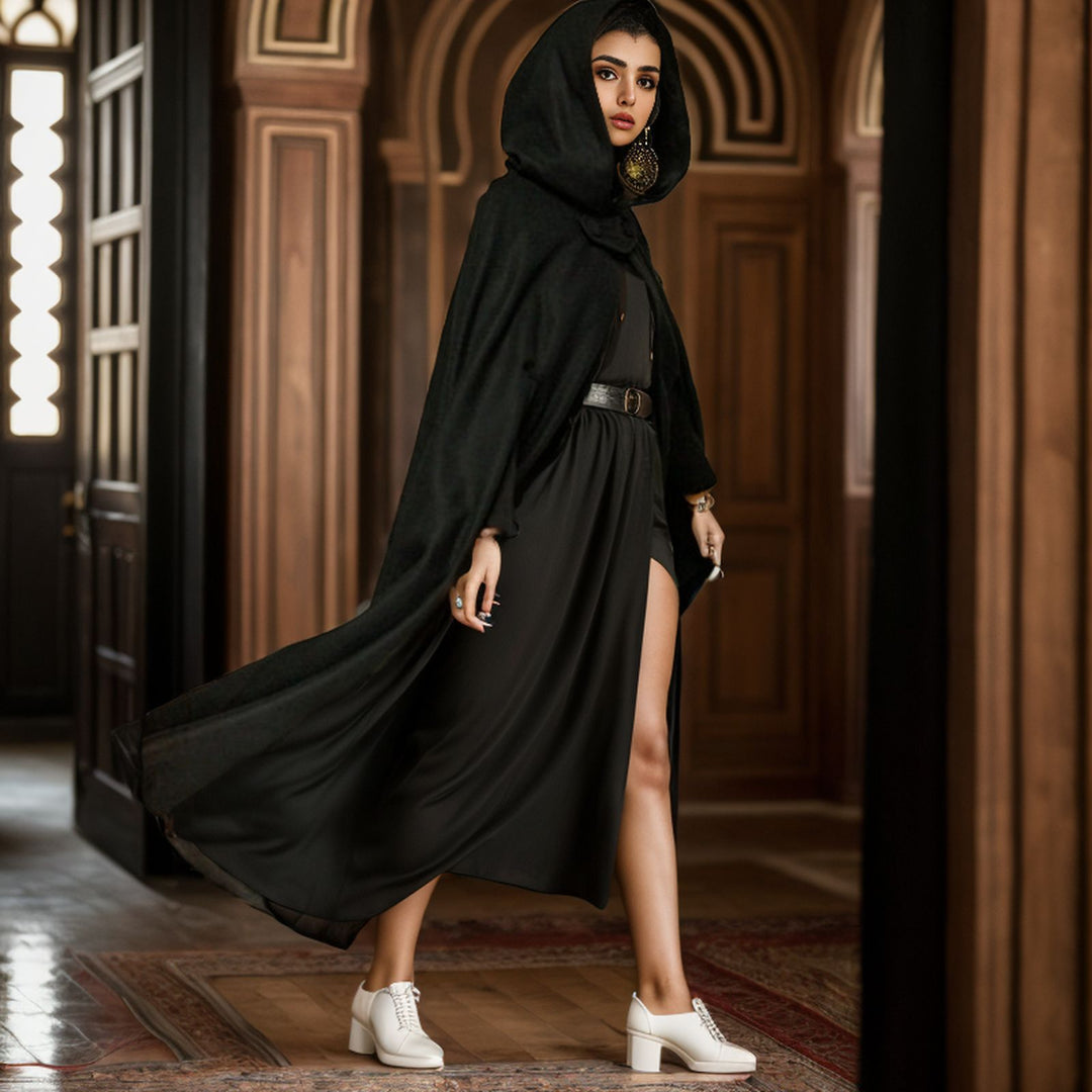 Lady hooded coat with elegant cut Lune London