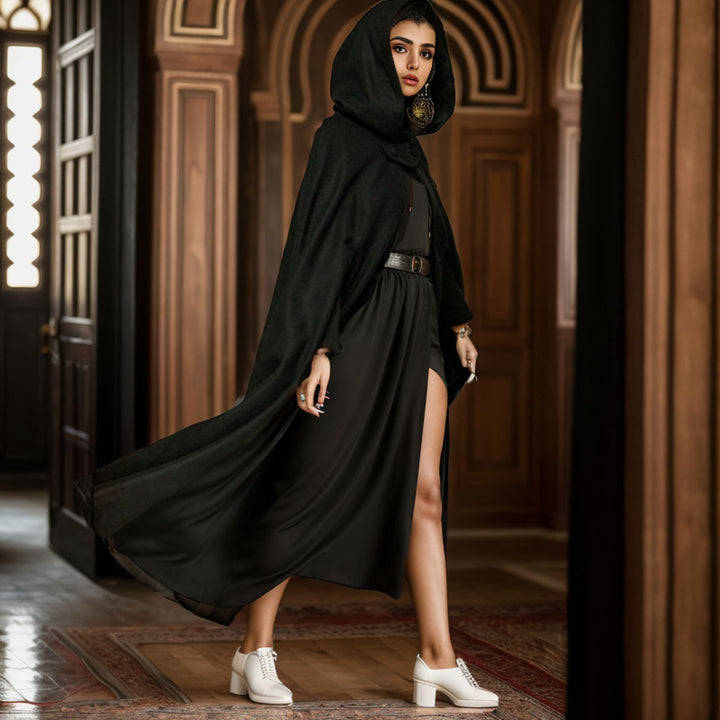 Lady hooded coat with elegant cut Lune London