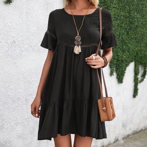Casual summer dress for women with ruffle details Amarae
