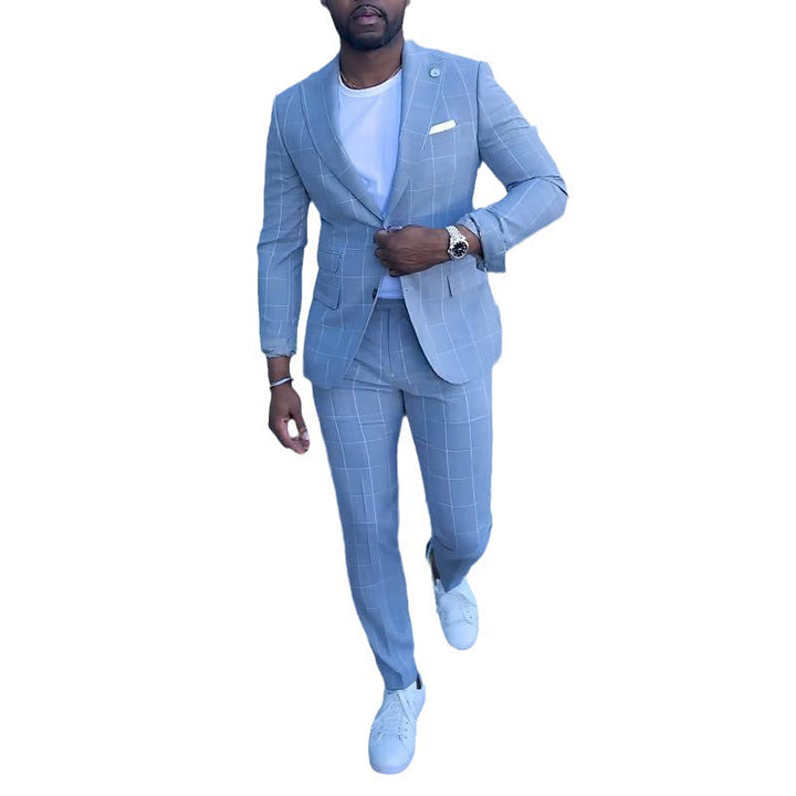 Men's Elegant Suit with Gradient Amarae