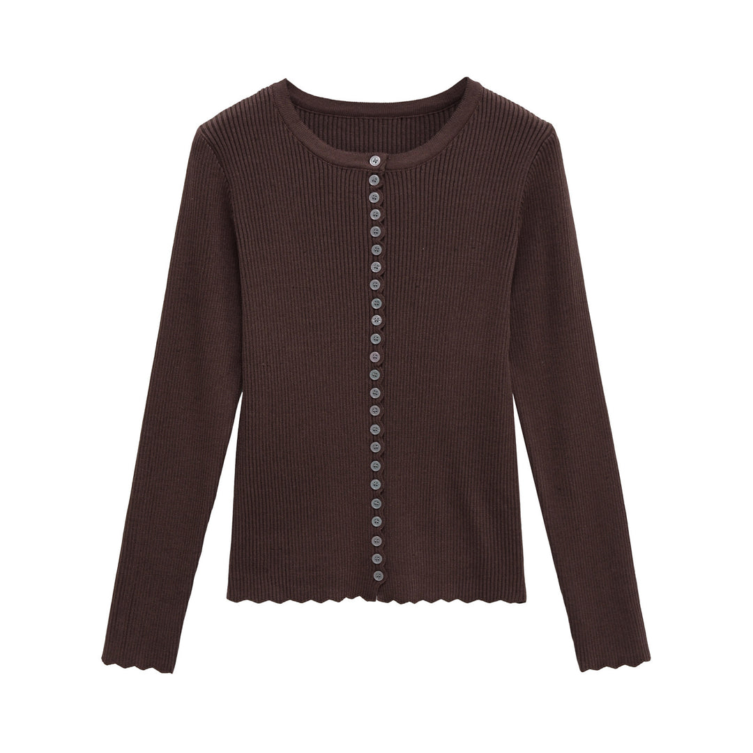 Women’s knit jacket with decorative buttons Lune London
