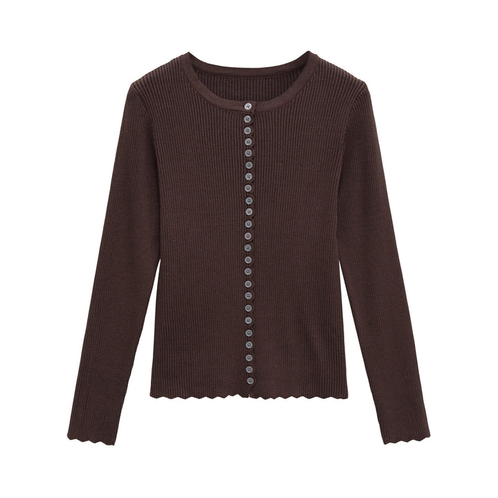 Women’s knit jacket with decorative buttons Lune London