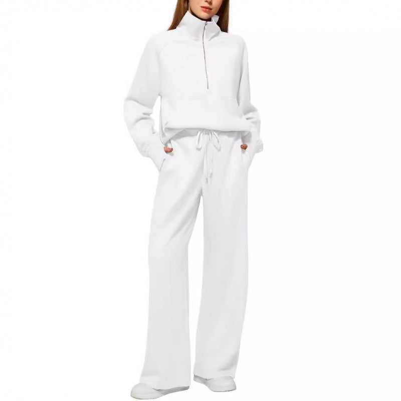 Ladies zip hoodie comfortable and wide pants Lune London