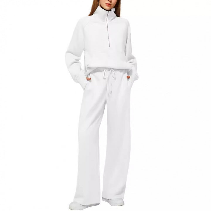 Ladies zip hoodie comfortable and wide pants Lune London