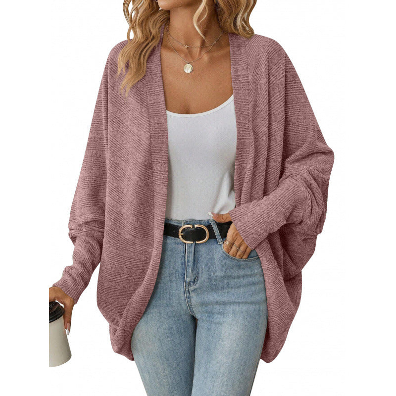 Women casual knitted cardigan with oversized fit and relaxed sleeves Lune London