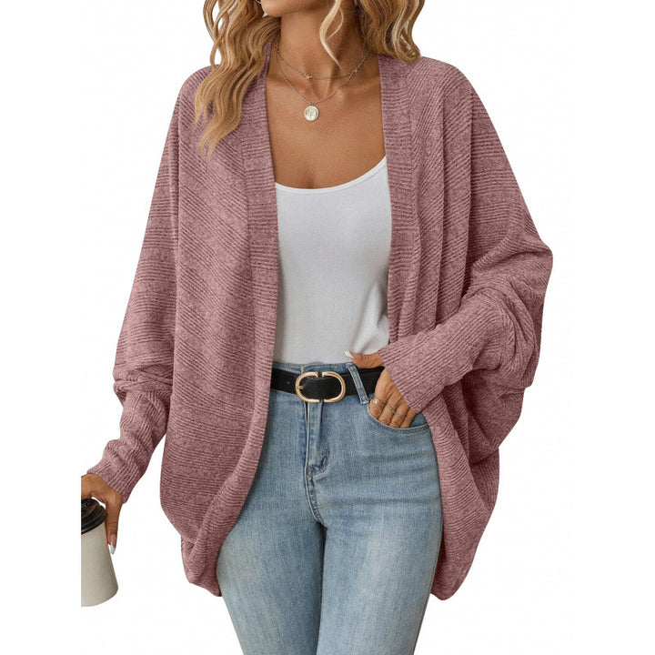 Women casual knitted cardigan with oversized fit and relaxed sleeves Lune London