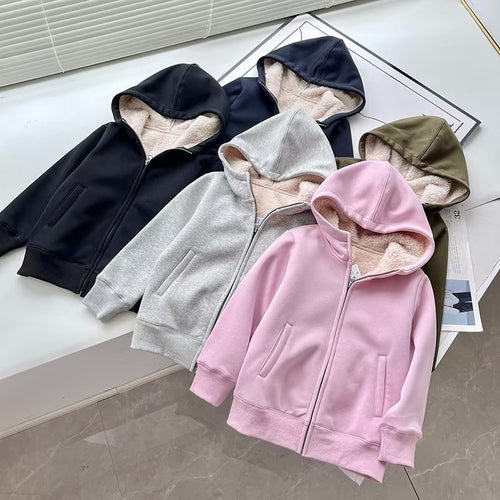 Veste à capuche chaude et confortable pour femmes avec doublure en polaire Chic & Stil