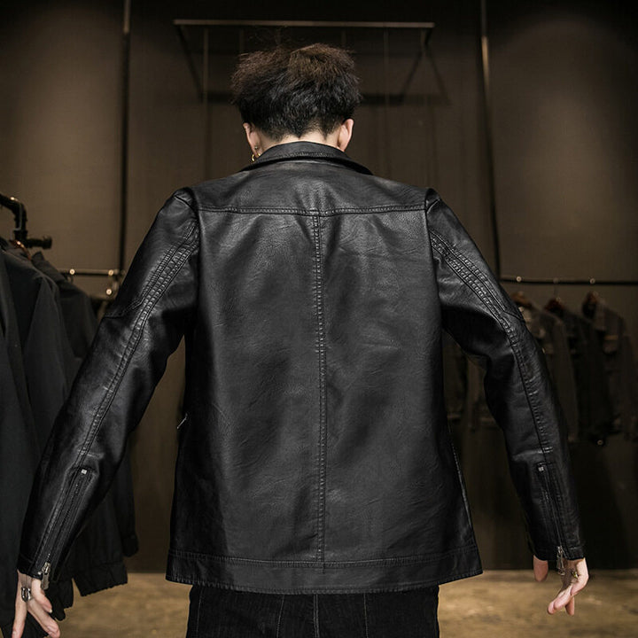 Casual faux leather jacket for men Amarae