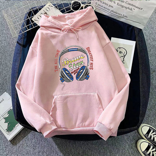 Women's hoodie with striking music design Chic & Stil