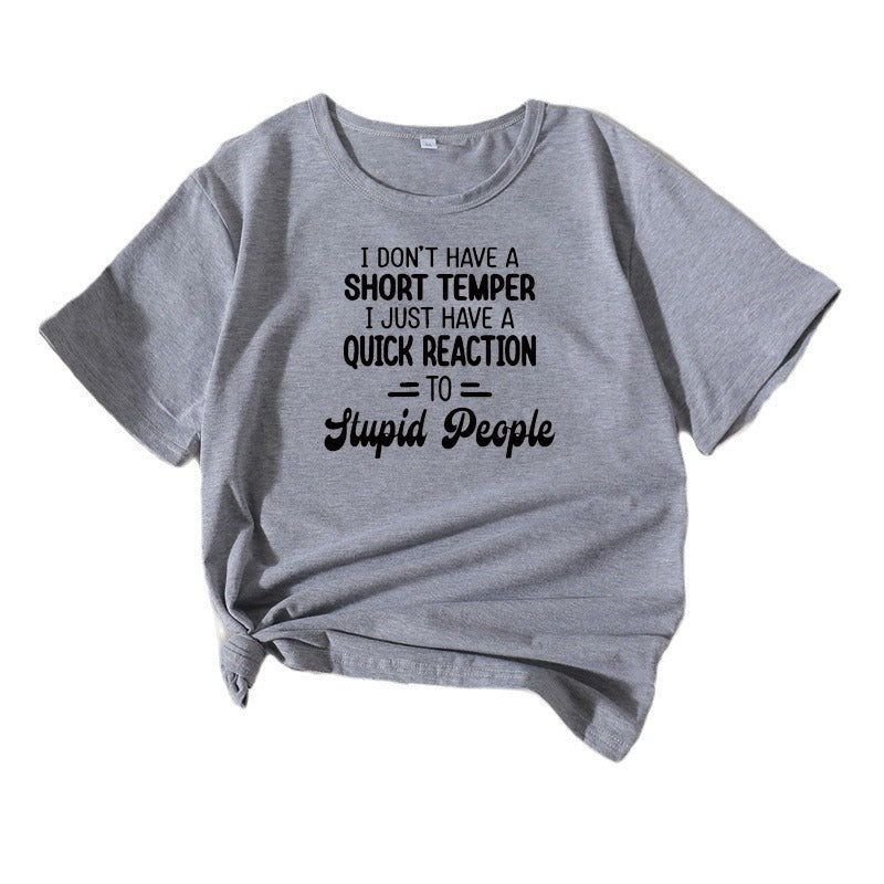 Funny quote T-shirt women Lune London
