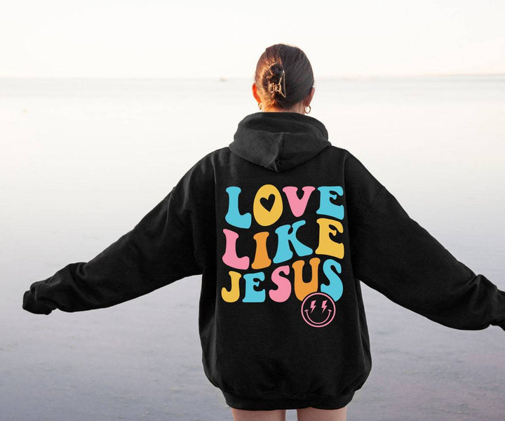 Women's Oversized Hoodie with Colorful Print Chic & Stil
