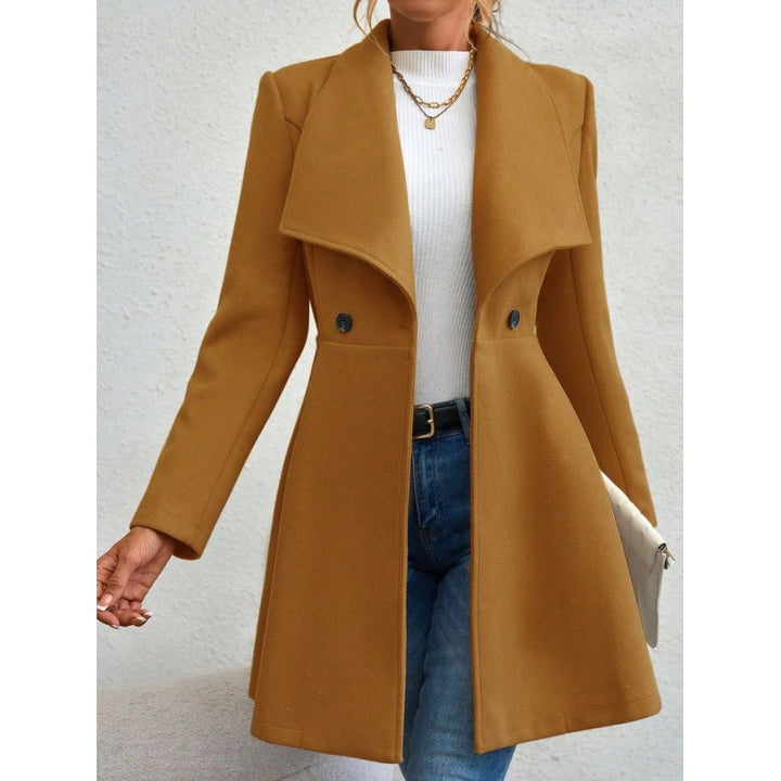Elegant transition jacket for women with wide collar Lune London
