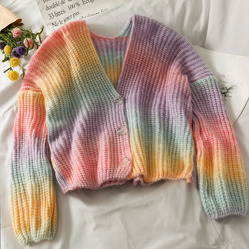 Women V-neck gradient vest chic and style