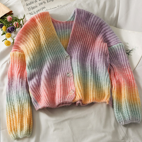 Women V-neck gradient vest chic and style