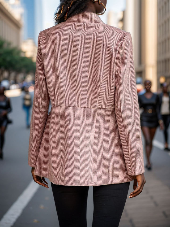 Lune London Elegant blazer for women with a honeycomb structure and fitted cut