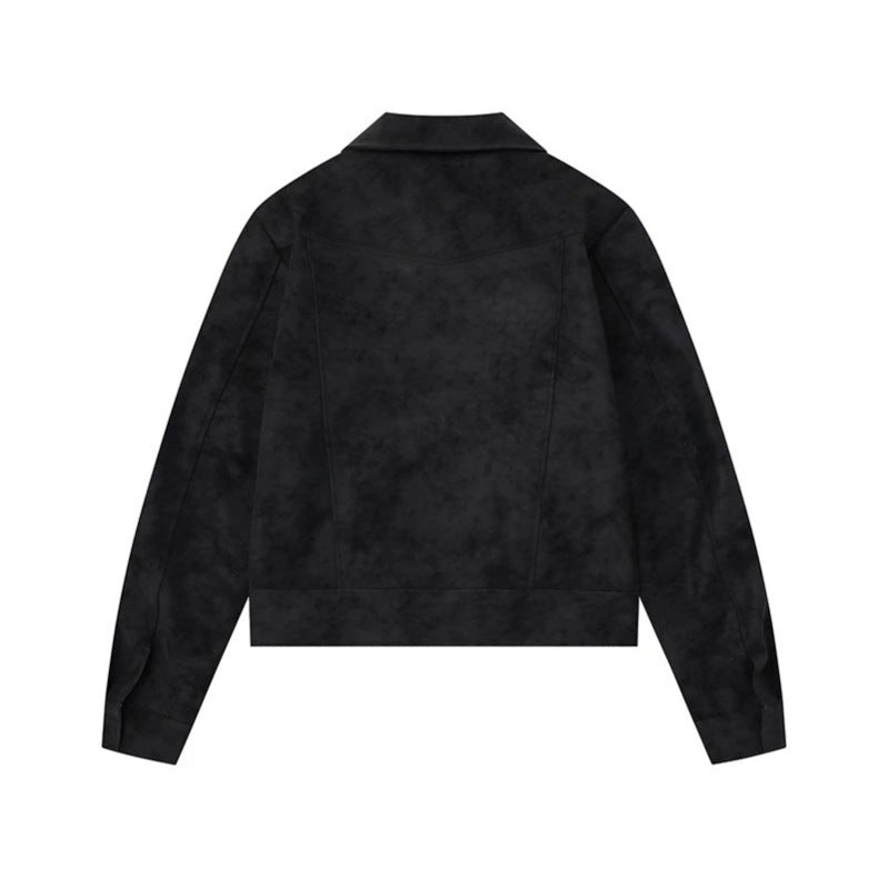Women Military Inspired Short Jacket with Zipper, Decorative Button Plackets and Epaulettes Amarae