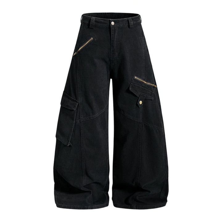 Women High-Cut Baggy Culotte with Multi-Cargo Pockets Amarae
