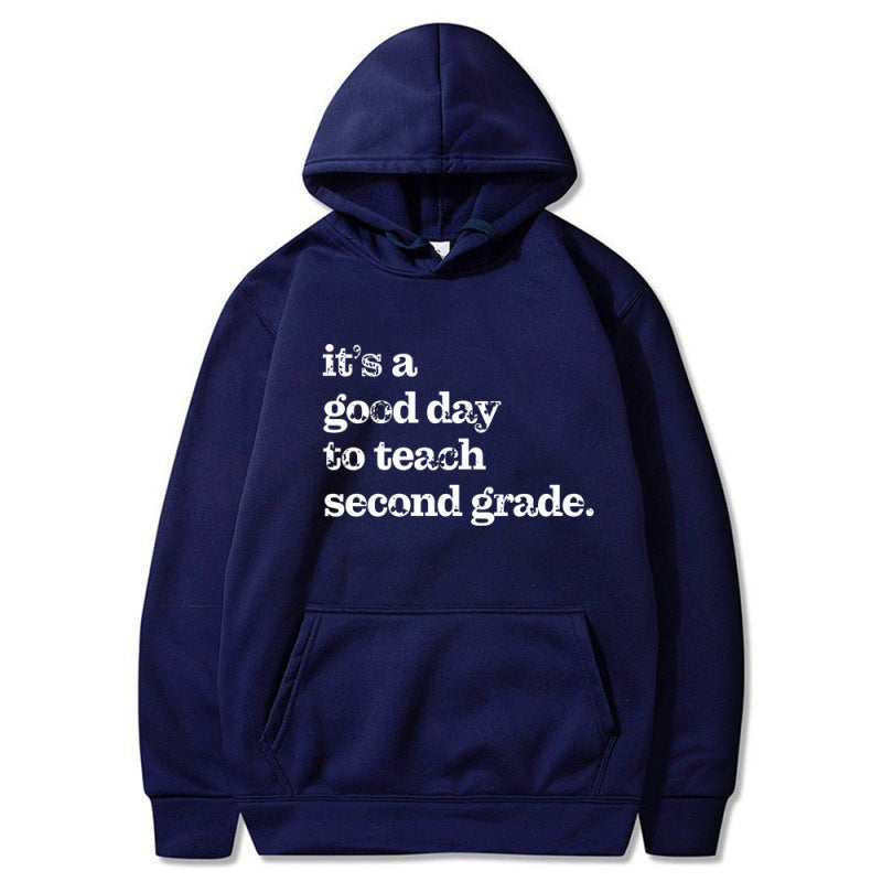 Women's hoodie with inspiring teacher quote and comfortable fit Lune London