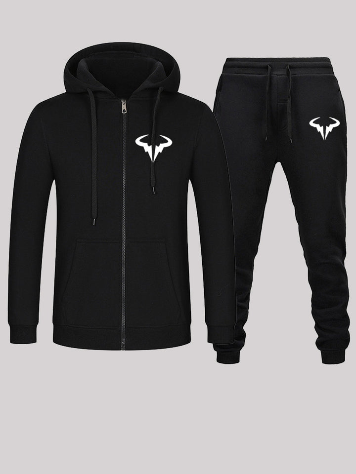 Men's tracksuit with hoodie and practical pockets Lune London