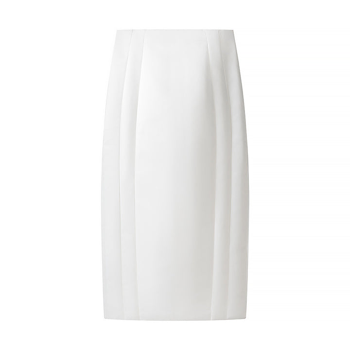 Women's pencil skirt with sculpting seam details and knee-length silhouette Amarae