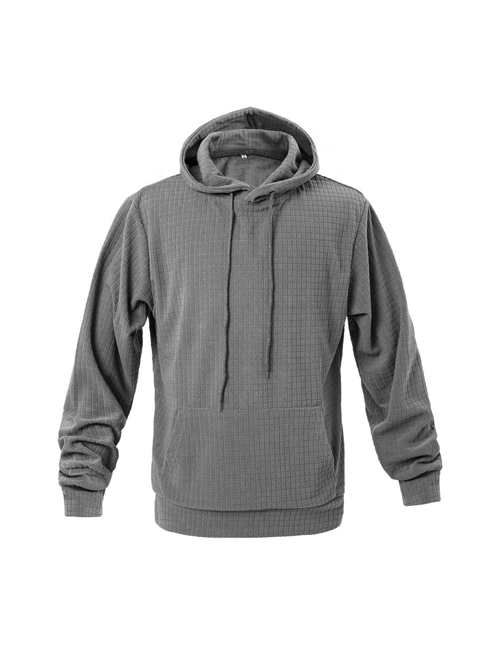Men's casual hoodie with a fine texture design Amarae