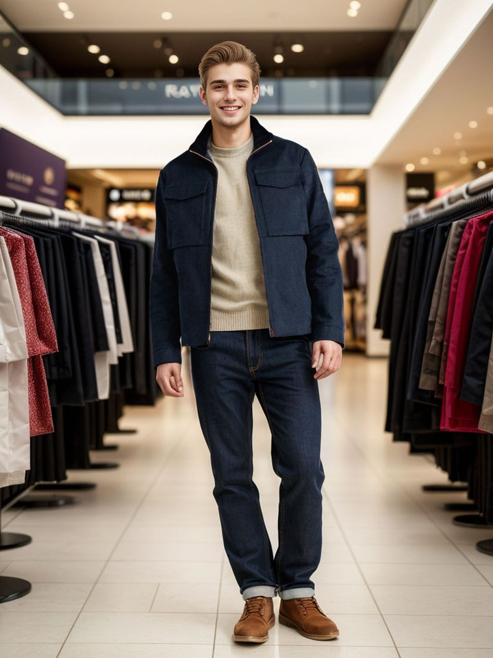 Chic and Stylish Utility Jacket for Men