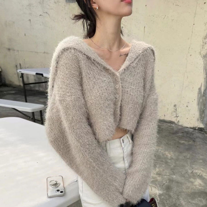 Cardigan Court à Capuche pour Femme Chic & Stil