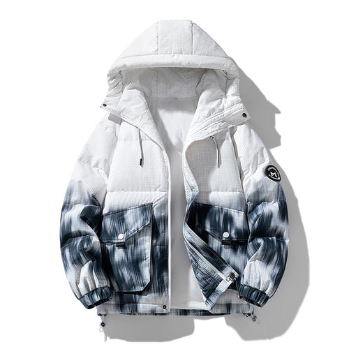 Trend winter jacket for men with practical pockets and hood Amarae