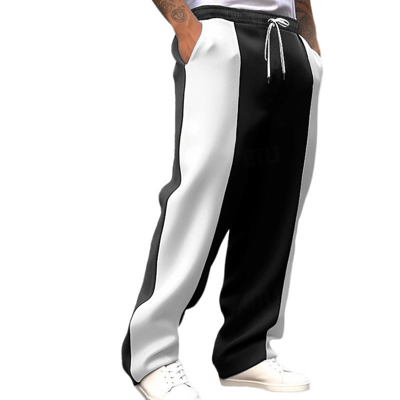 Men's sporty training pants with contrasting details Lune London