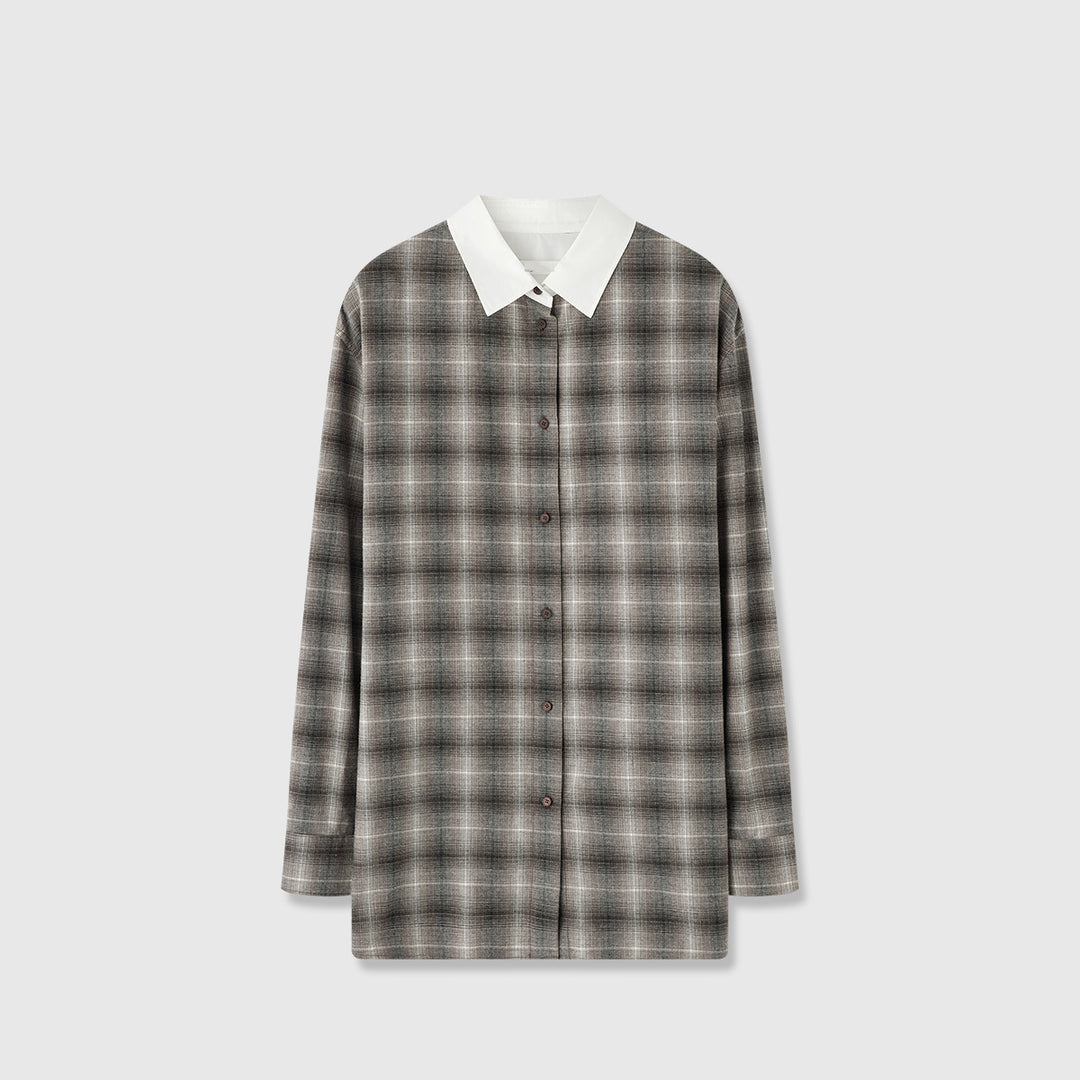 Chemise pour femmes à manches longues en motif vichy moderne Chic & Stil
