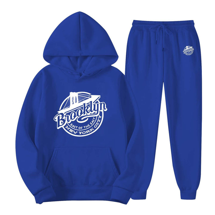 Women's leisure sweat suit with stylish Brooklyn print Chic & Stil