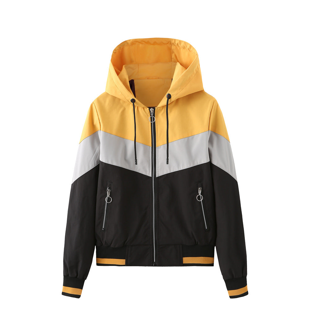 Windbreaker jacket for women with practical zip pockets Lune London