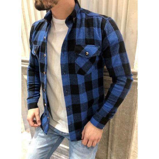 Checkered shirt for men with a stylish cut Lune London