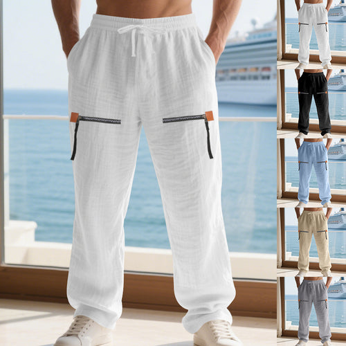 Comfortable cargo pants for men with functional pockets and elastic waistband Amarae