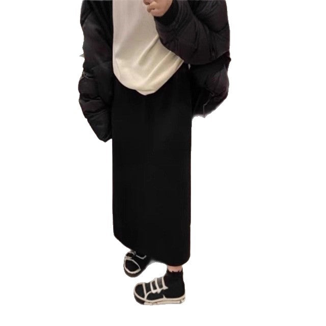 Jupe maxi élégante pour femmes en tissu tricot de haute qualité Chic & Stil