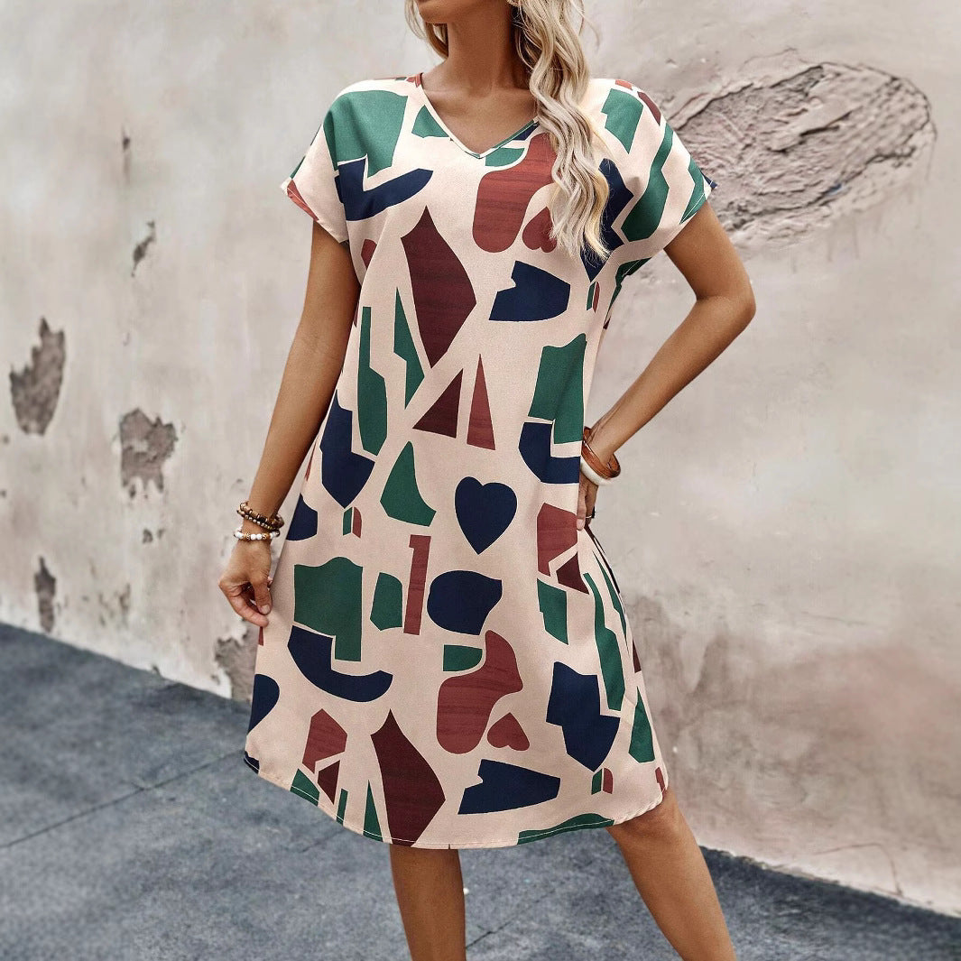 Lune London artistically printed maternity dress