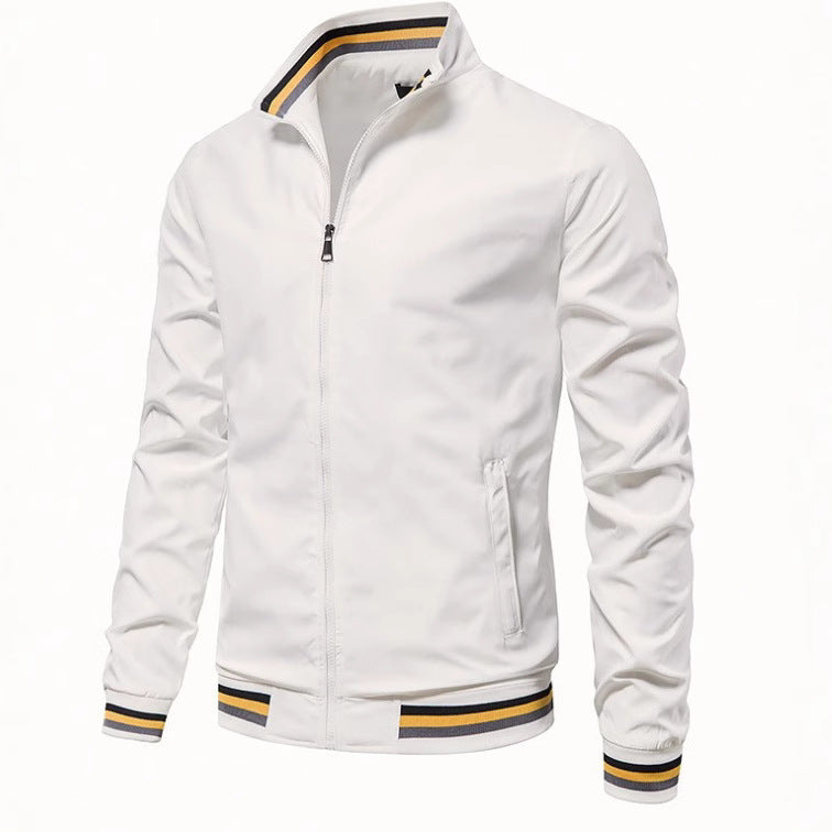 Elegant bomber jacket for men with elastic cuffs Lune London