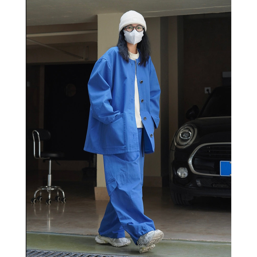 Women Extra Wide Utility Cargo Culotte in Balloon Cut with Large Flap Pockets Amarae