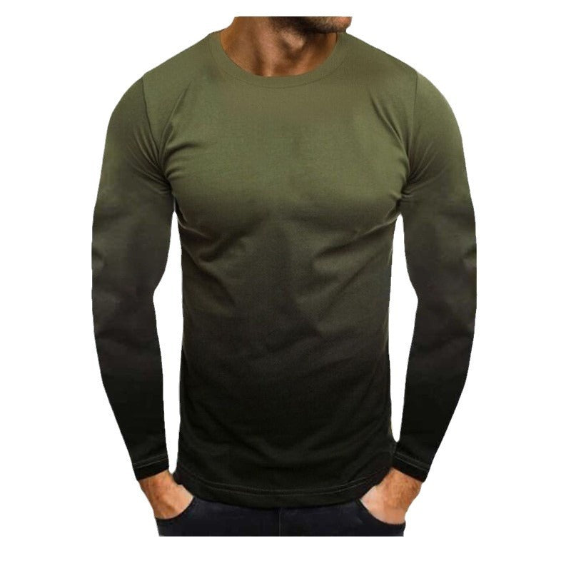 Men's long sleeve shirt with a modern gradient and a fitted cut Lune London