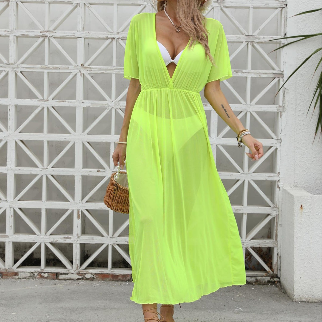 Ladies Breezy Maxi Cover-Up Dress Lune London