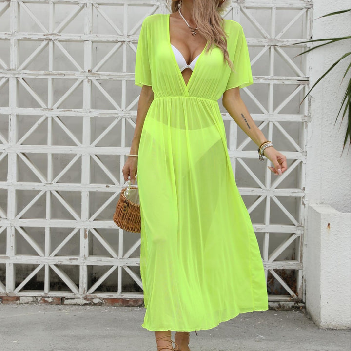 Ladies Breezy Maxi Cover-Up Dress Lune London