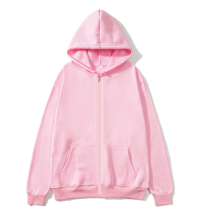 Ladies Fleece Hoodie with full zip and handy pockets Lune London