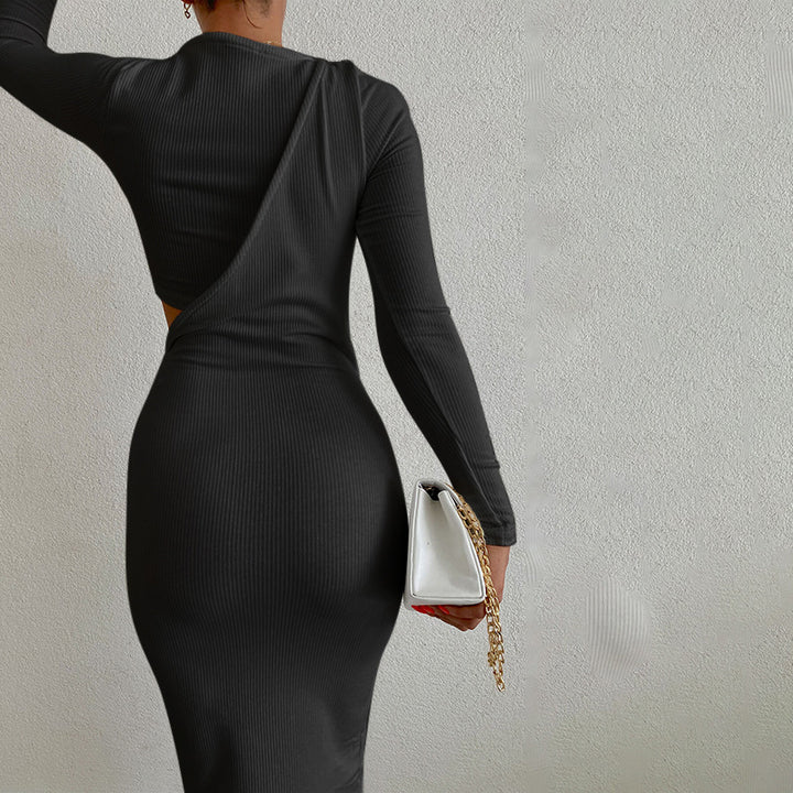 Elegant long-sleeve wrap dress for women with a sculpting fit Lune London
